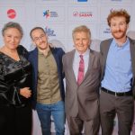 Ori Dinur, Hillel Rate, Meir Fenigstein at the 36IFF Opening Night Gala